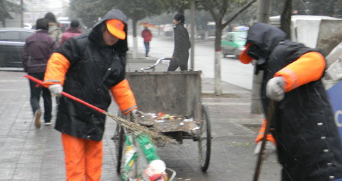 風(fēng)雪中的堅(jiān)守者