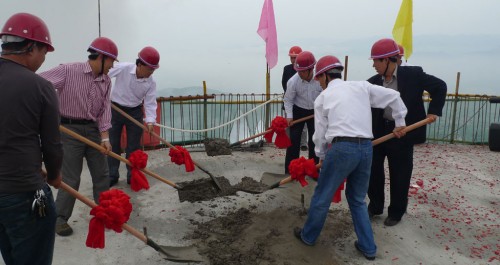 我市新一代多普勒天氣雷達(dá)塔樓建設(shè)順利封頂