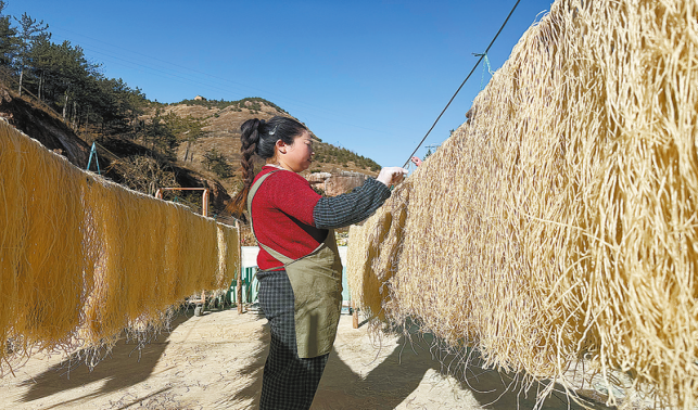 “老手藝+好原料”    粉條暢銷惠鄉(xiāng)鄰