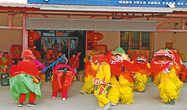 桑樹花燈鬧新春