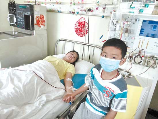采集造血干細胞第一天，小天宇來給我加油打氣！采集造血干細胞第一天，小天宇來給我加油打氣！